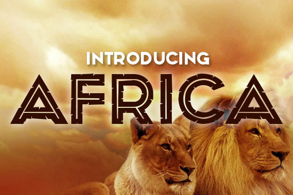 Africa: The Bold Display Font for Impactful Design