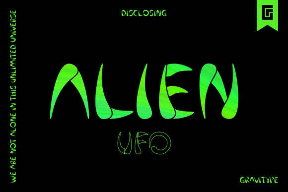 Alien Ufo: The Modern Display Font That Elevates Your Design