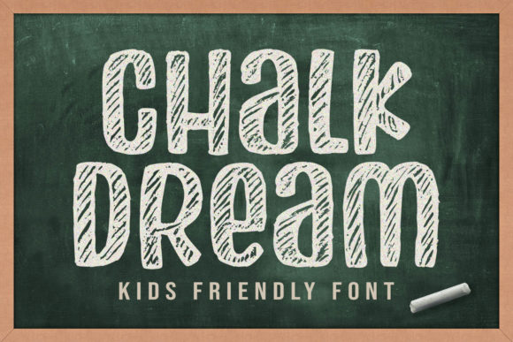 Chalk Dream: The Bold Display Font for Creative Projects