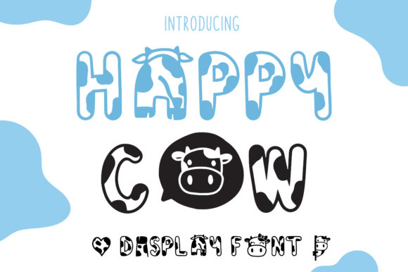 Happy Cow: The Playful Font That Brings Designs to Life