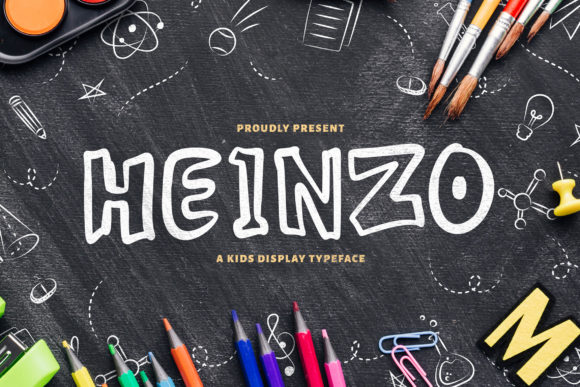 Heinzo: The Playful Display Font for Creative Workflows