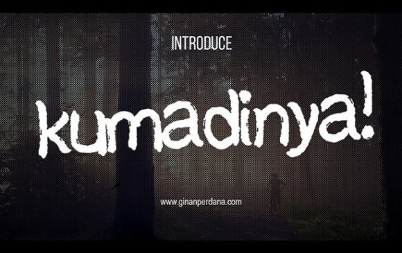 Kumadinya: The Quirky Brushed Font for Any Project