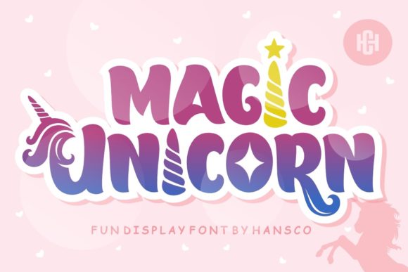 Magic Unicorn: A Playful Typography Solution for Modern Design