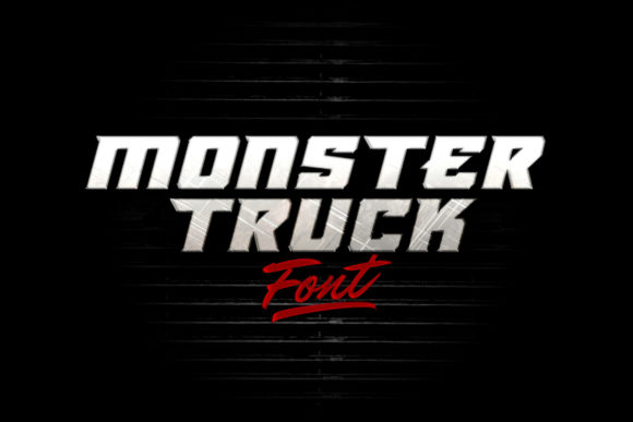 Monster Truck: The Bold Typography That Revs Up Your Design Projects