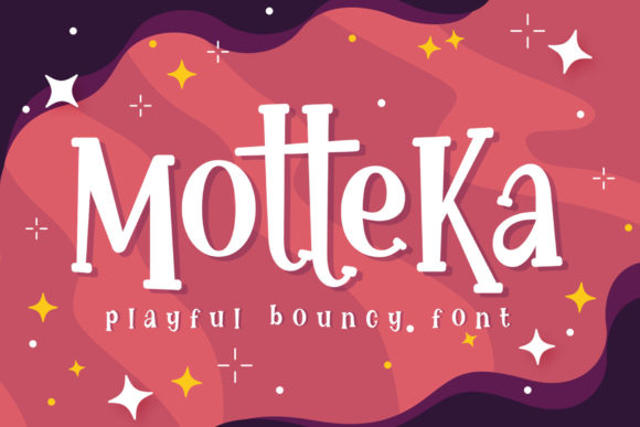 Motteka: The Playful Font for Creative Projects