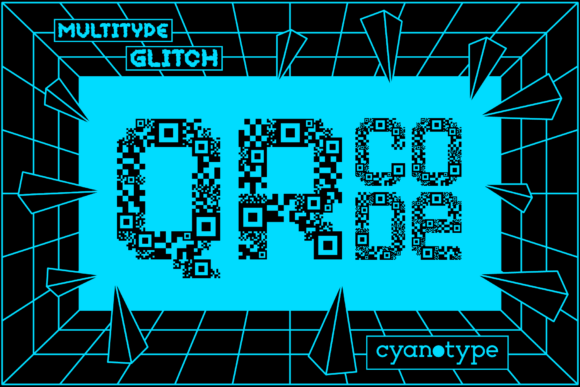 MultiType Glitch QR Code: A Practical Evaluation of a Distinctive Pixel Font