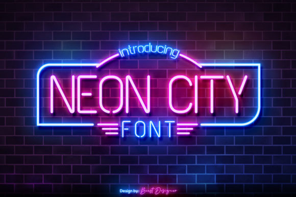 Neon City: The Nostalgic Minimalist Font for Any Project