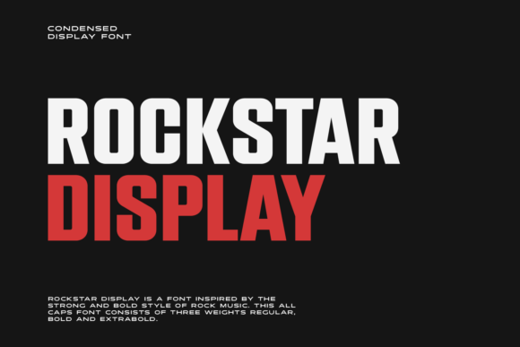 Rockstar: The Bold Display Font That Needs a Strategy