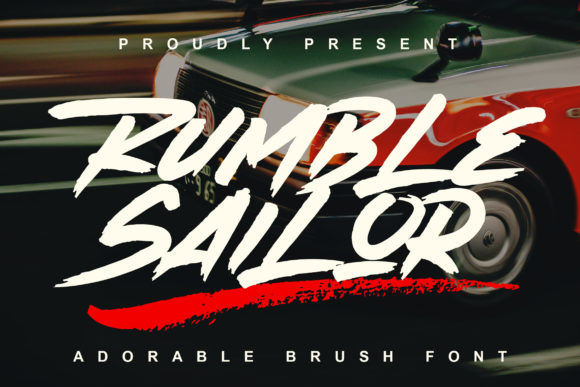 Rumble Sailor: The Bold Display Font That Brings Street Art Energy to Your Designs
