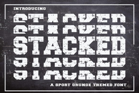 Stacked: The Bold Display Font for High-Impact Design