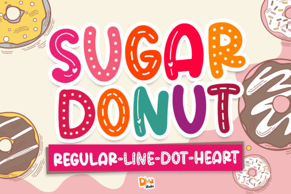 Sugar Donut: The Playful Font That Brings Projects to Life