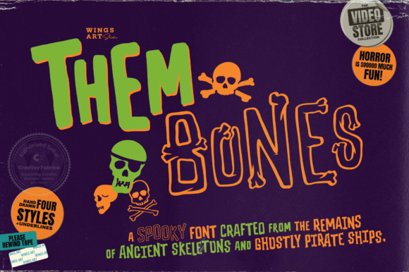 Unearthing the Charm of Them Bones: A Guide to Spooky Typography
