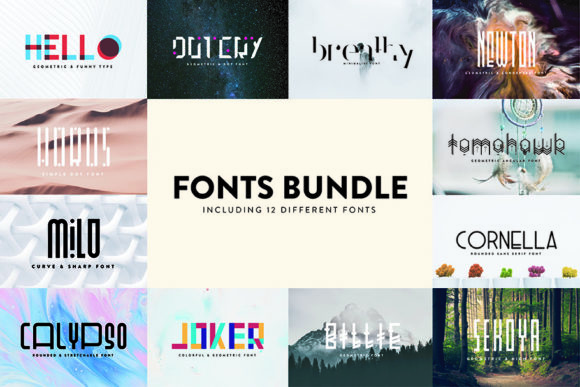 Unlocking Creative Potential with Fonts Bundle Vol 1